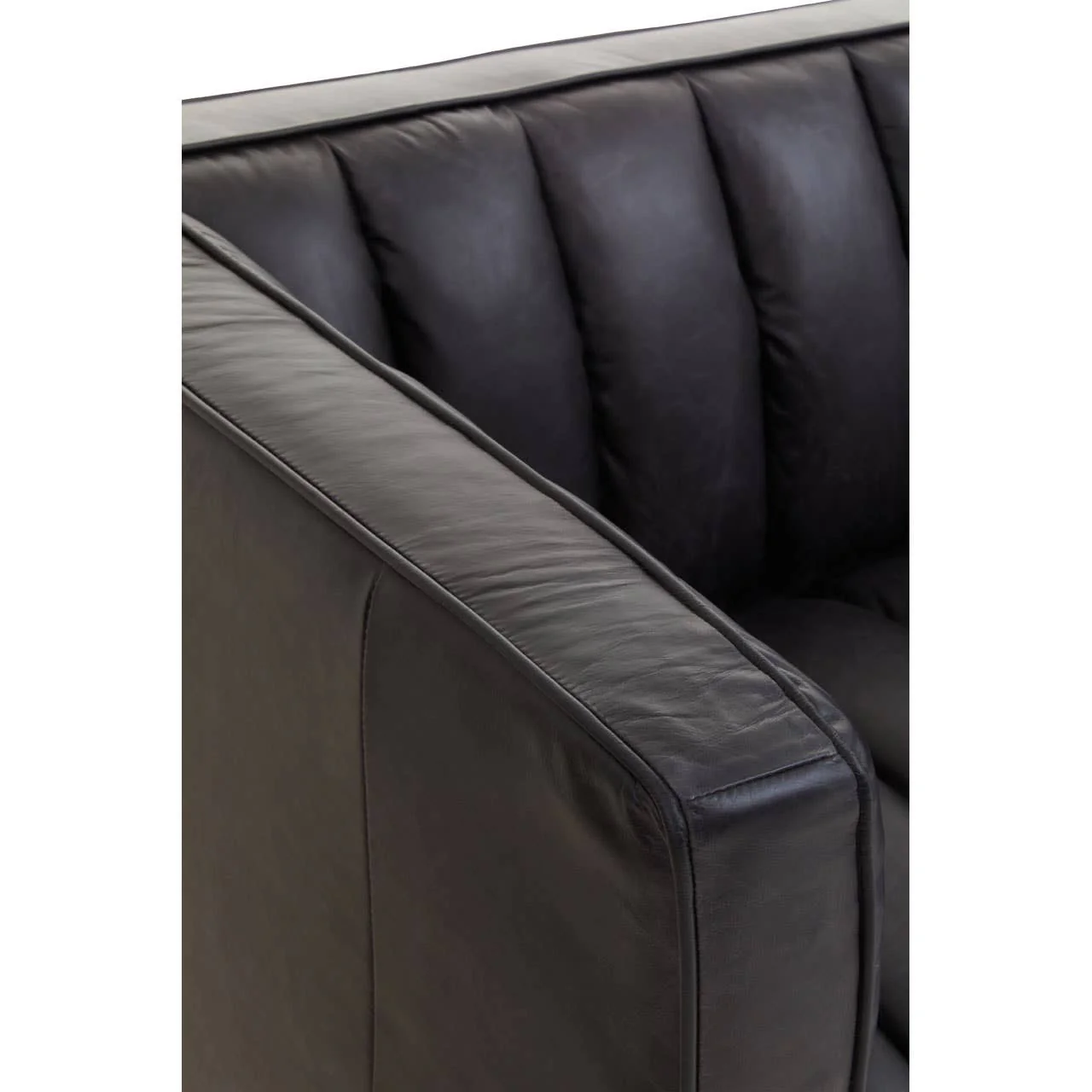 King Three Seater Sofa With Flared Arms - Image 11