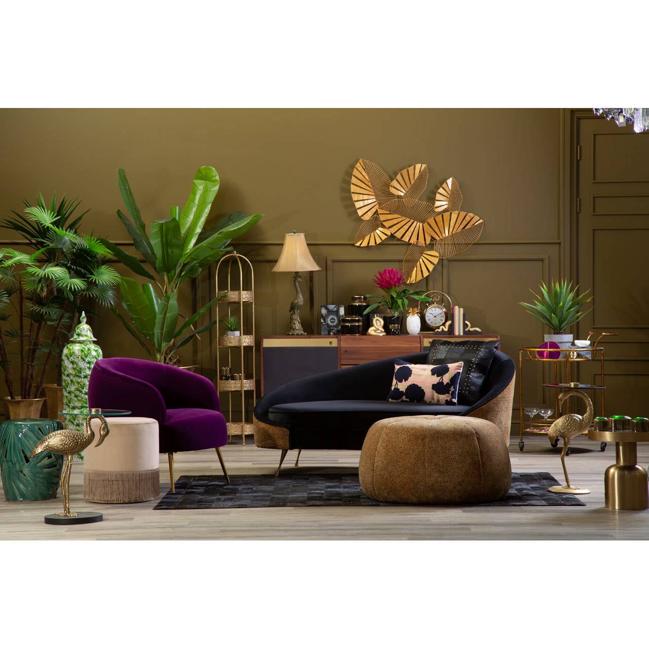 Manhattan Purple Velvet Armchair - Image 5