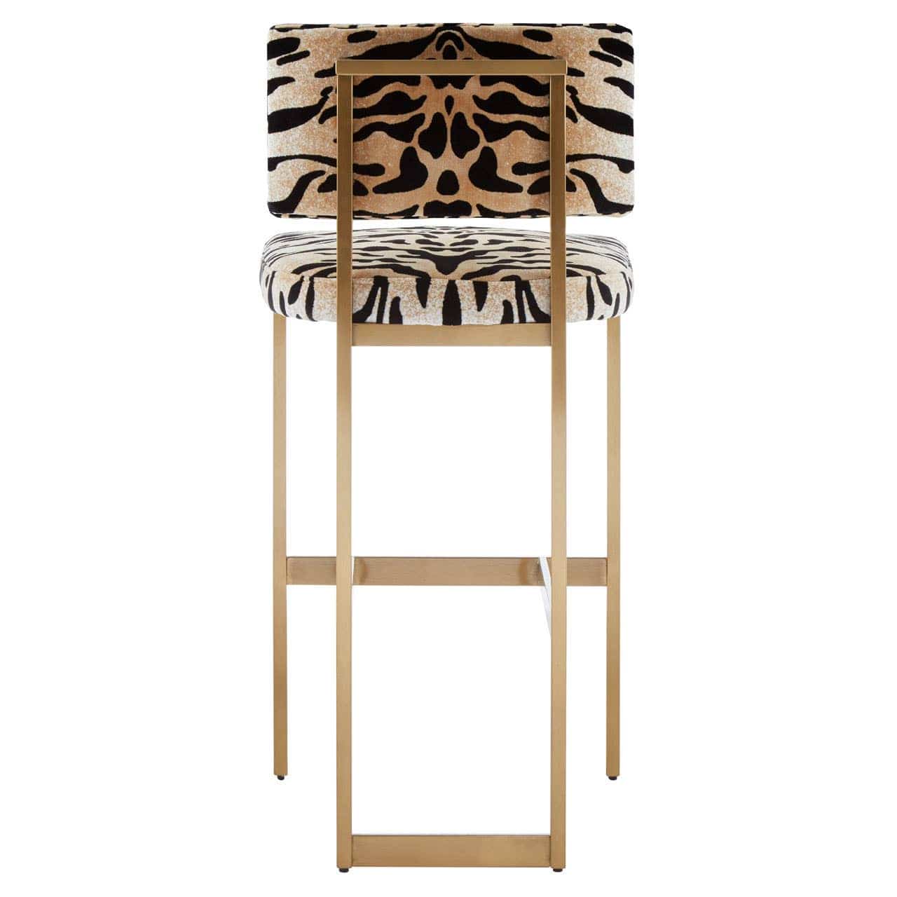 Manhattan Tiger Print Bar Stool - Image 5