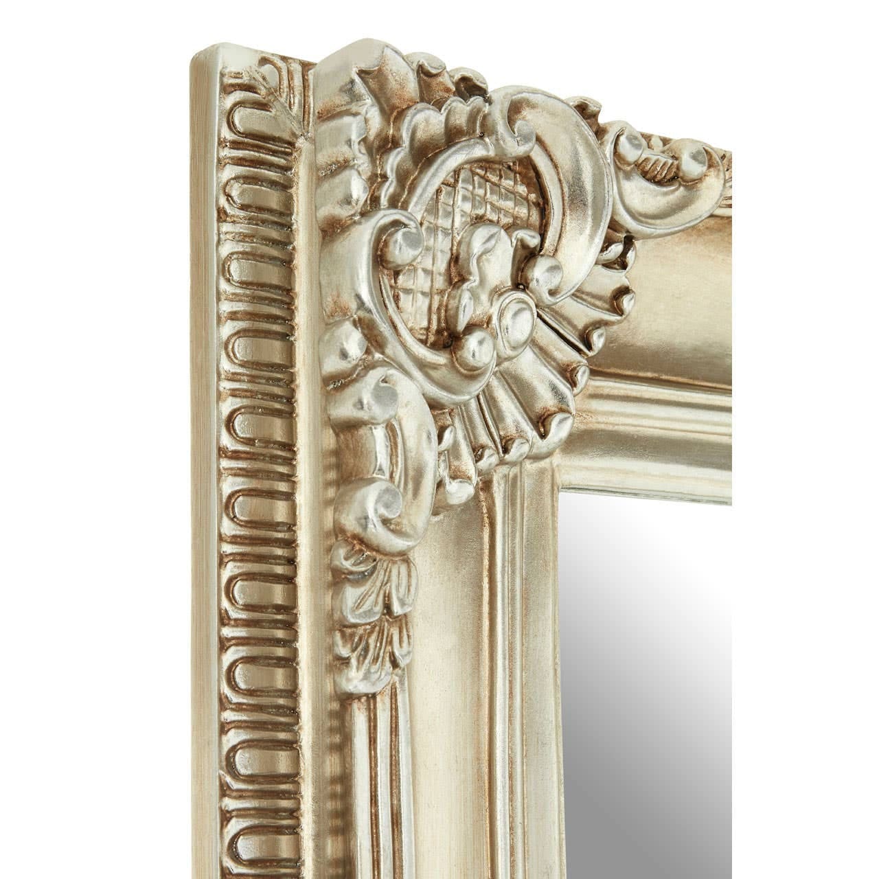 Marseille Champagne Bead And Reel Wall Mirror - Image 3