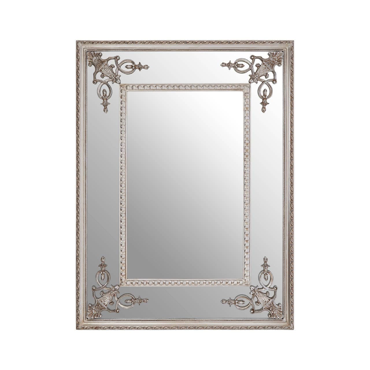 Marseille Champagne Bead Frame Wall Mirror