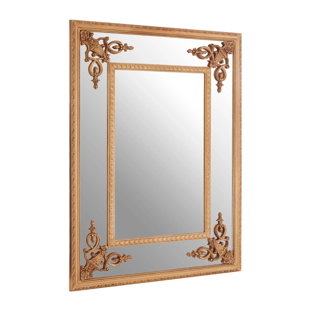 Marseille Gold Motifs Frame Wall Mirror - Image 2