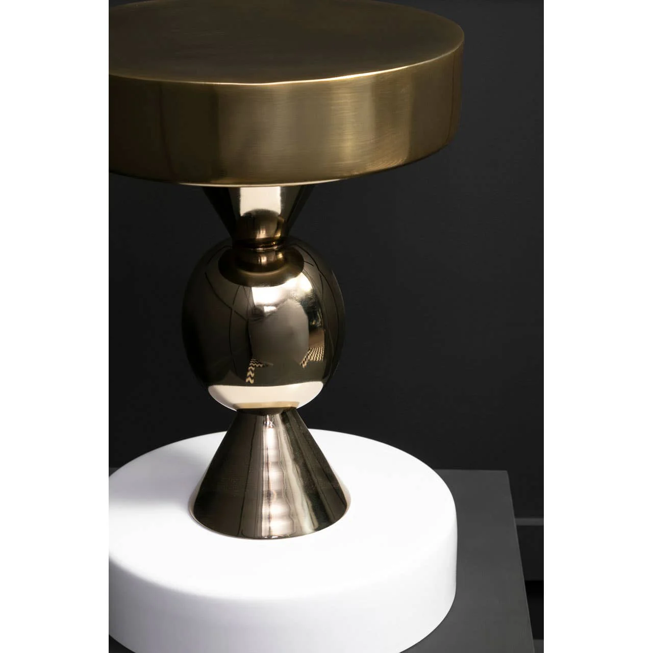 Martini Gold & Ivory Side Table - Image 11