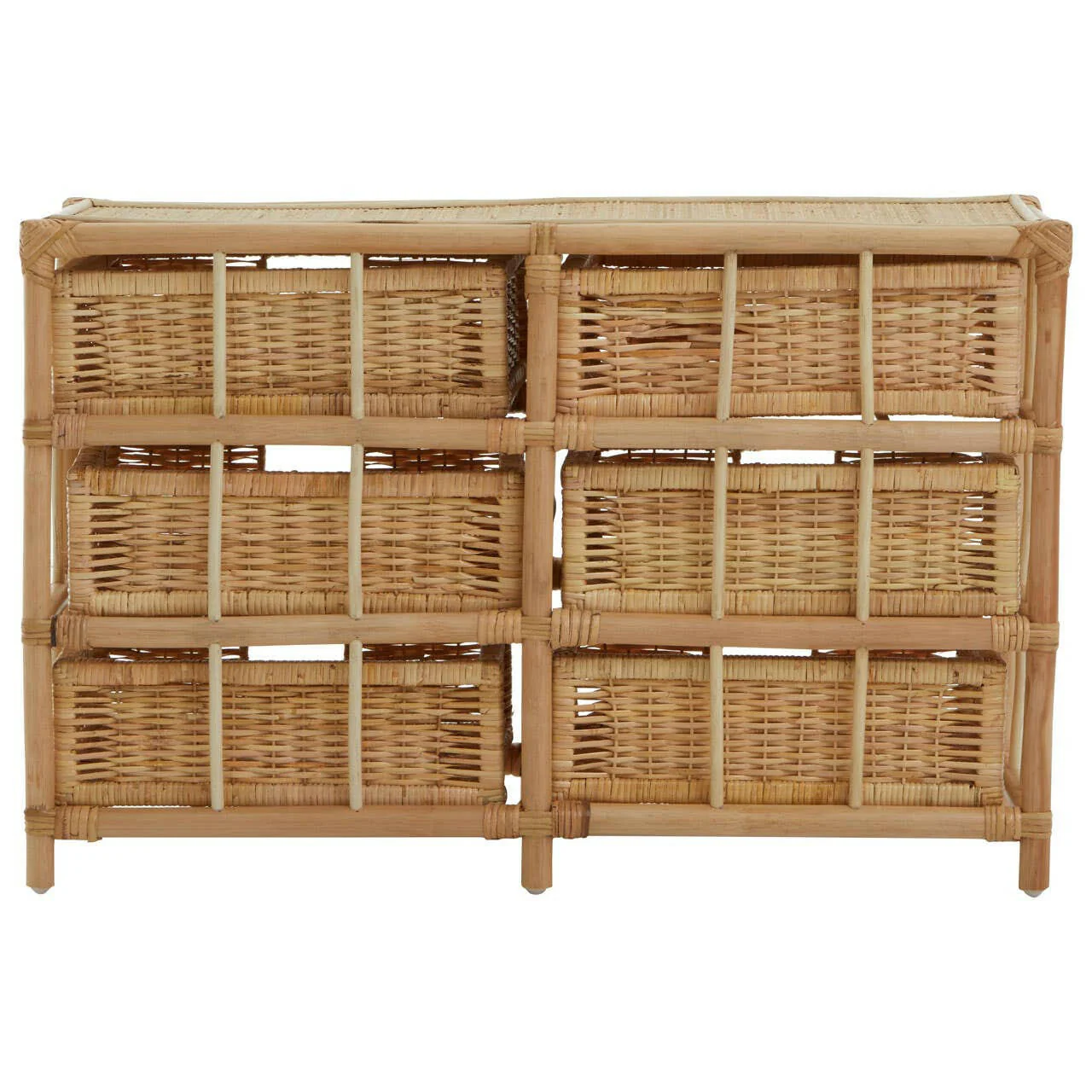 Mataram Six Drawer Chest - Image 5