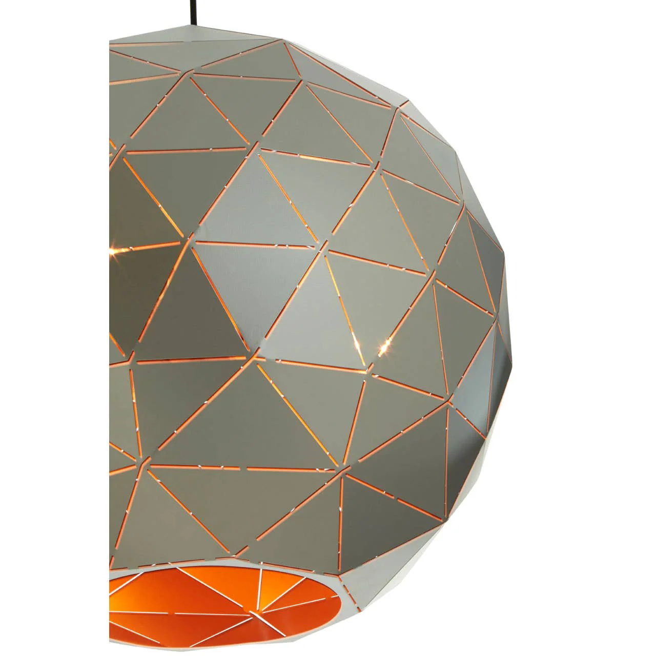 Mateo Medium Silver Finish Pendant Light - Image 5