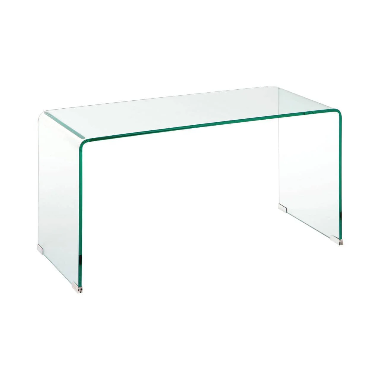 Matrix Clear Bent Glass Coffee Table - Image 2