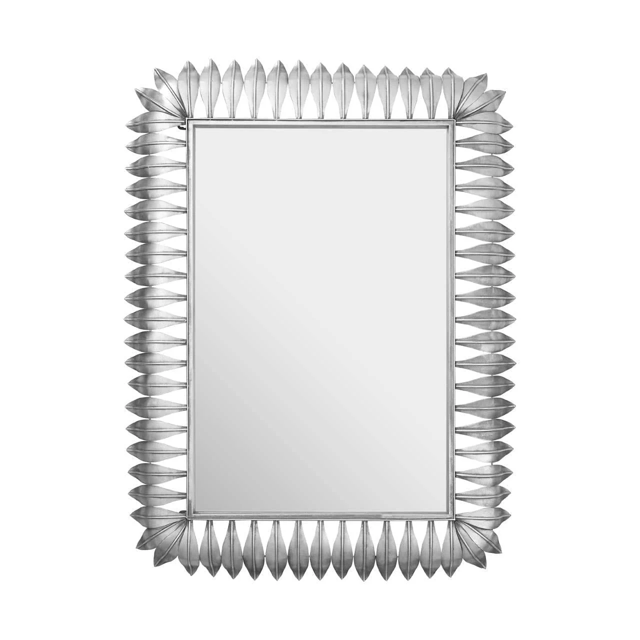 Merlin Silver Leaf Frame Wall Mirror