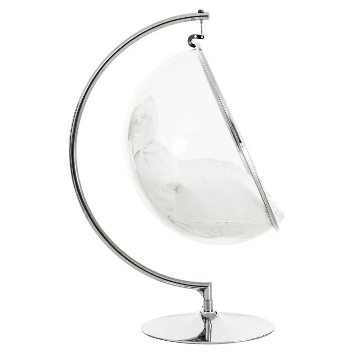 Messi Hanging Chair With Cream Cushions - Image 5