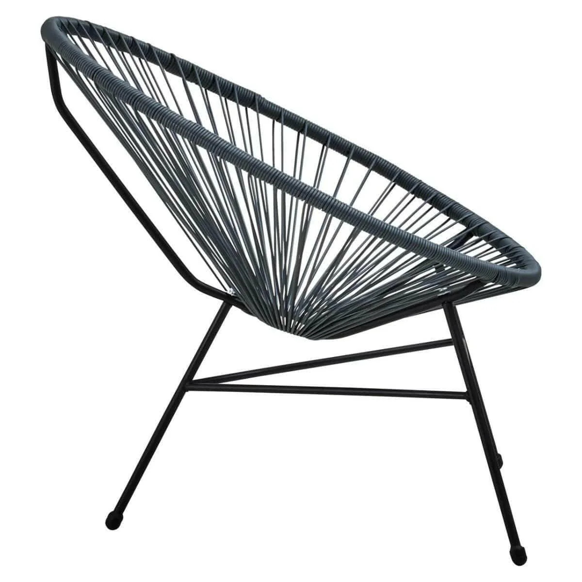 Miami Grey Rattan 3 Piece Patio Set - Image 4