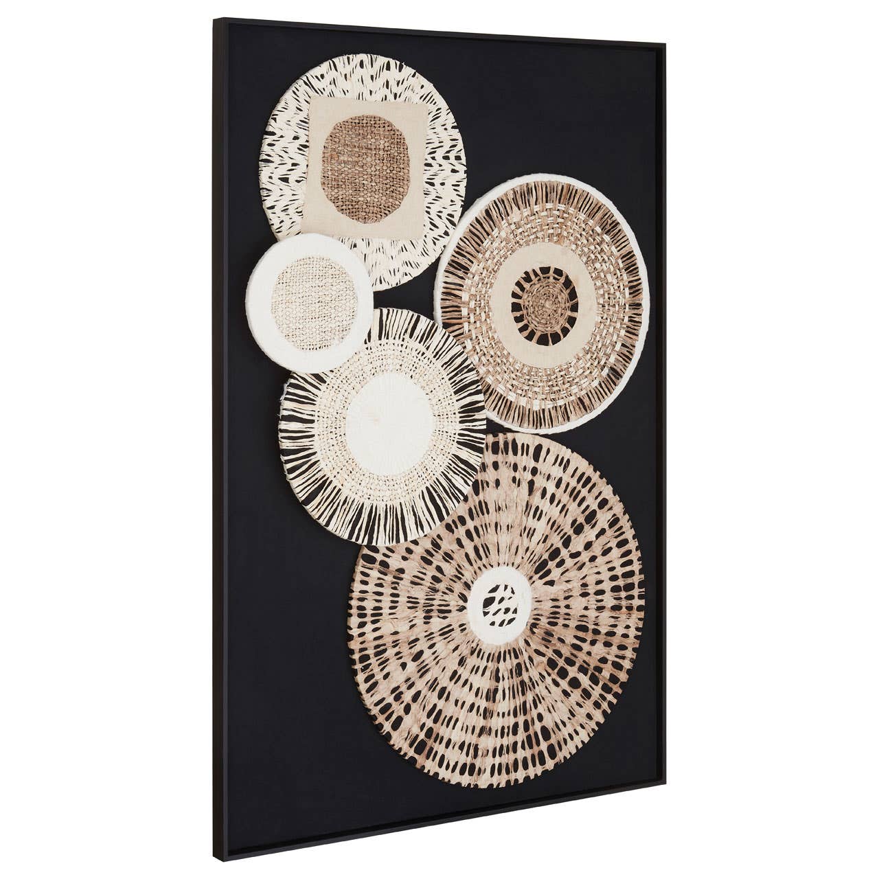 Modello Natural/Black Paper Design Wall Art - Image 3