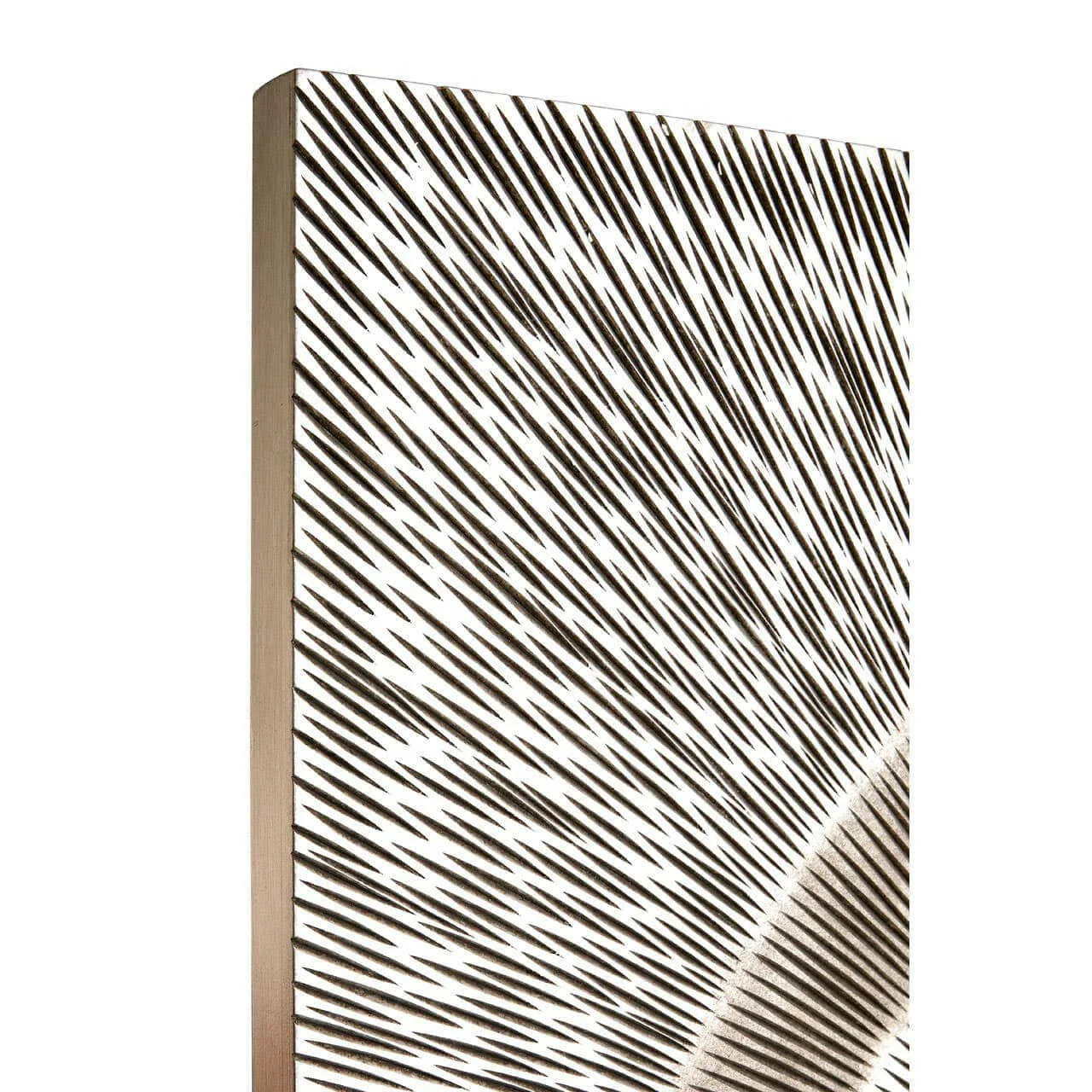 Modello Wood Carving Silver Finish Wall Art - Image 5