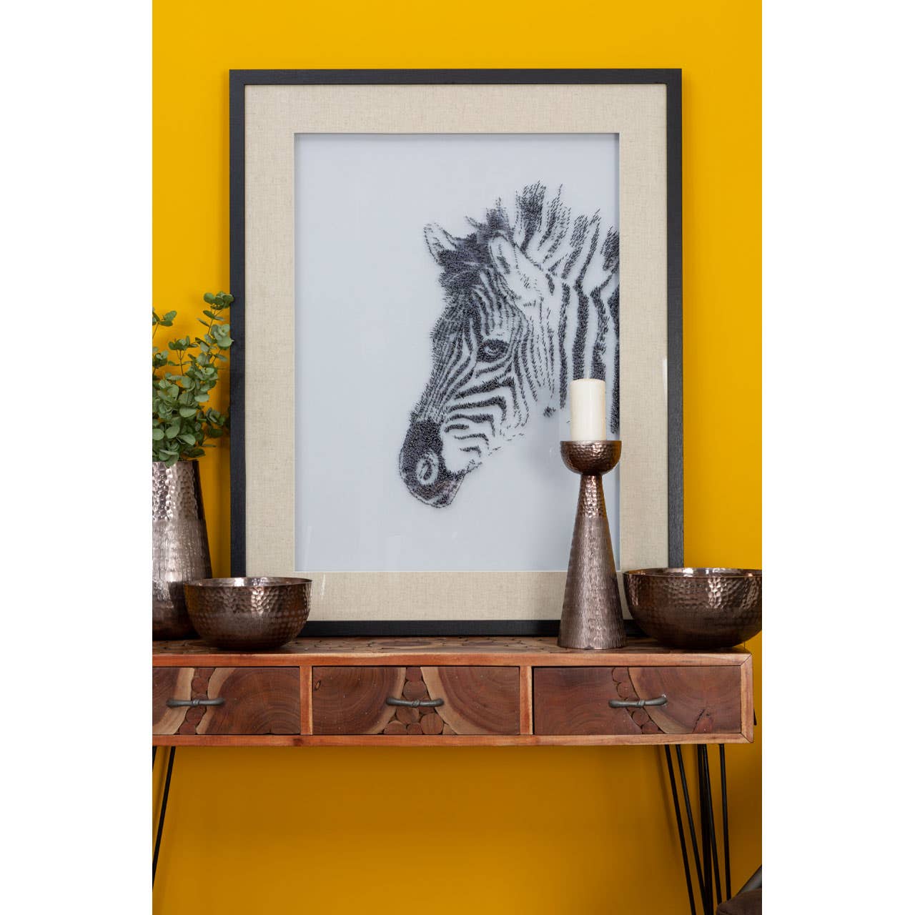 Modello Zebra Sculpture Wall Art - Image 3