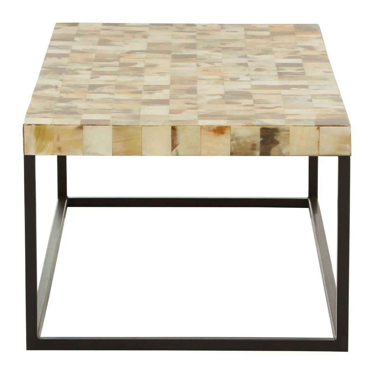 Obra Cream Shell Rectangle Coffee Table - Image 3