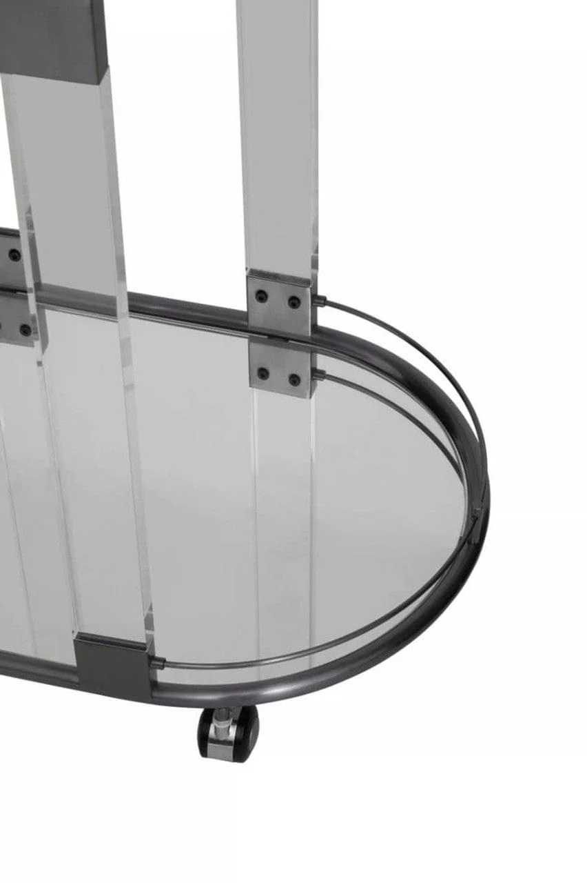 Oria Drinks Trolley in Metallic Frame - Image 9