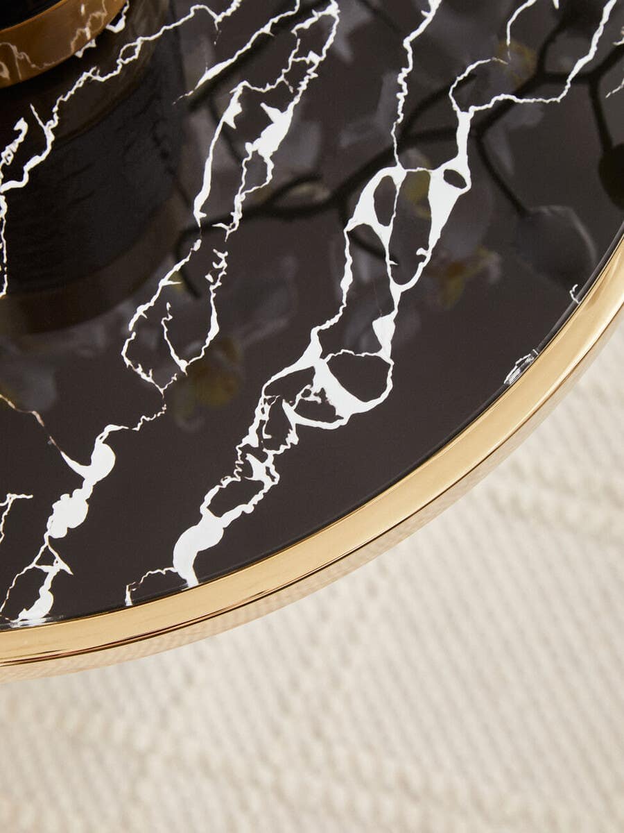 Oria Warm Metallic End Table - Image 10