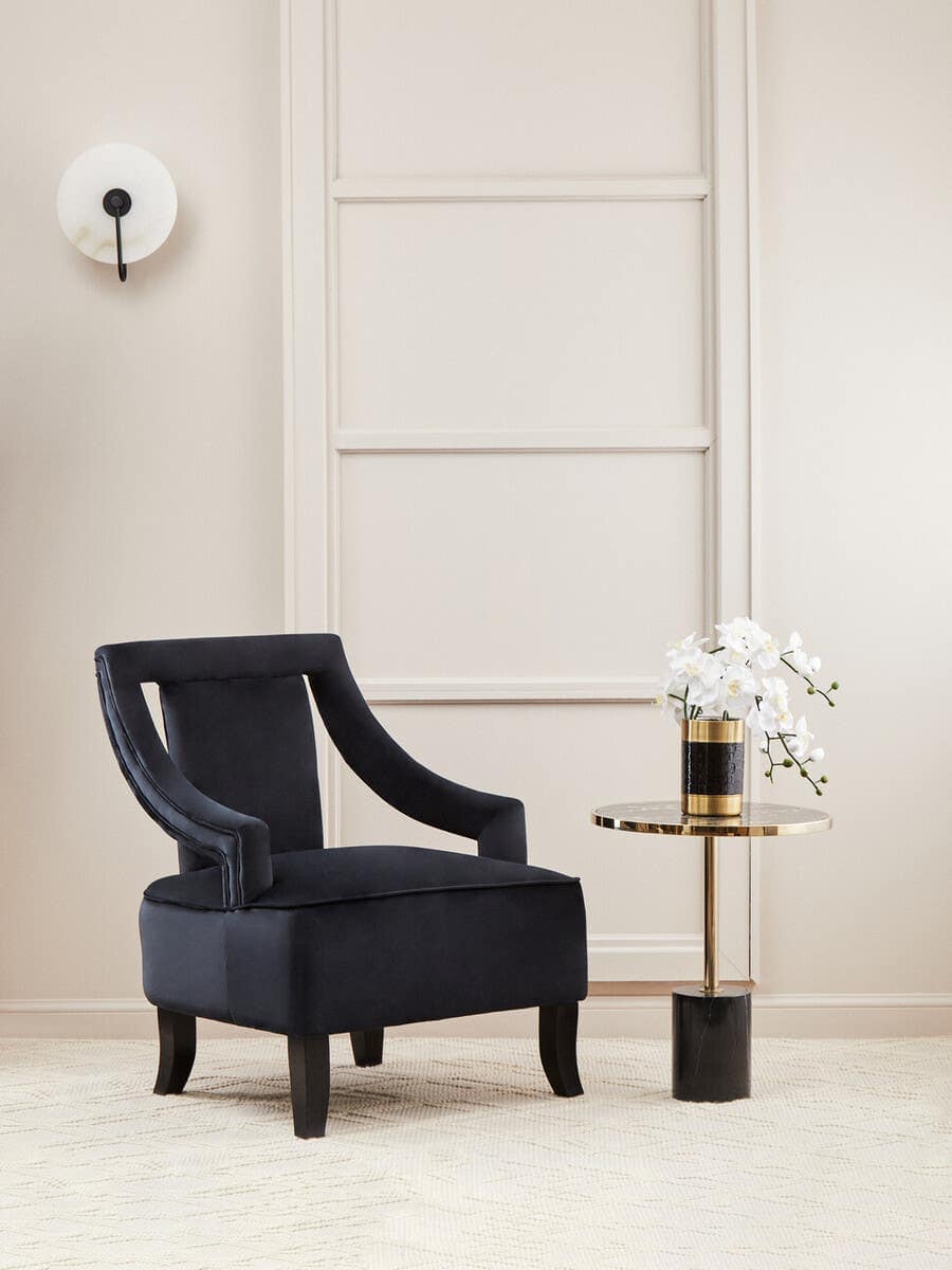 Oria Warm Metallic End Table - Image 4