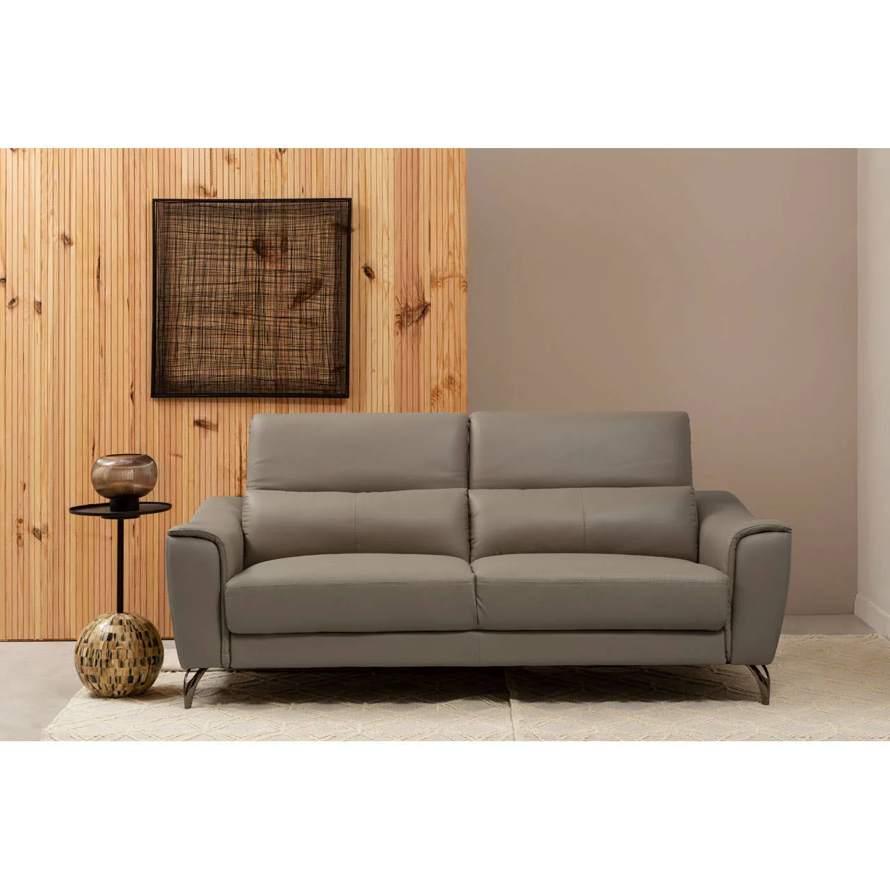 Padua 3 Seat Leather Sofa - Image 19