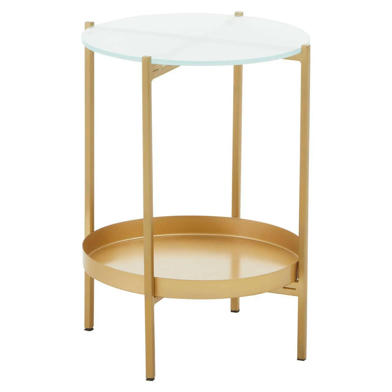 Pali Two Tier Glass Side Table - Image 3