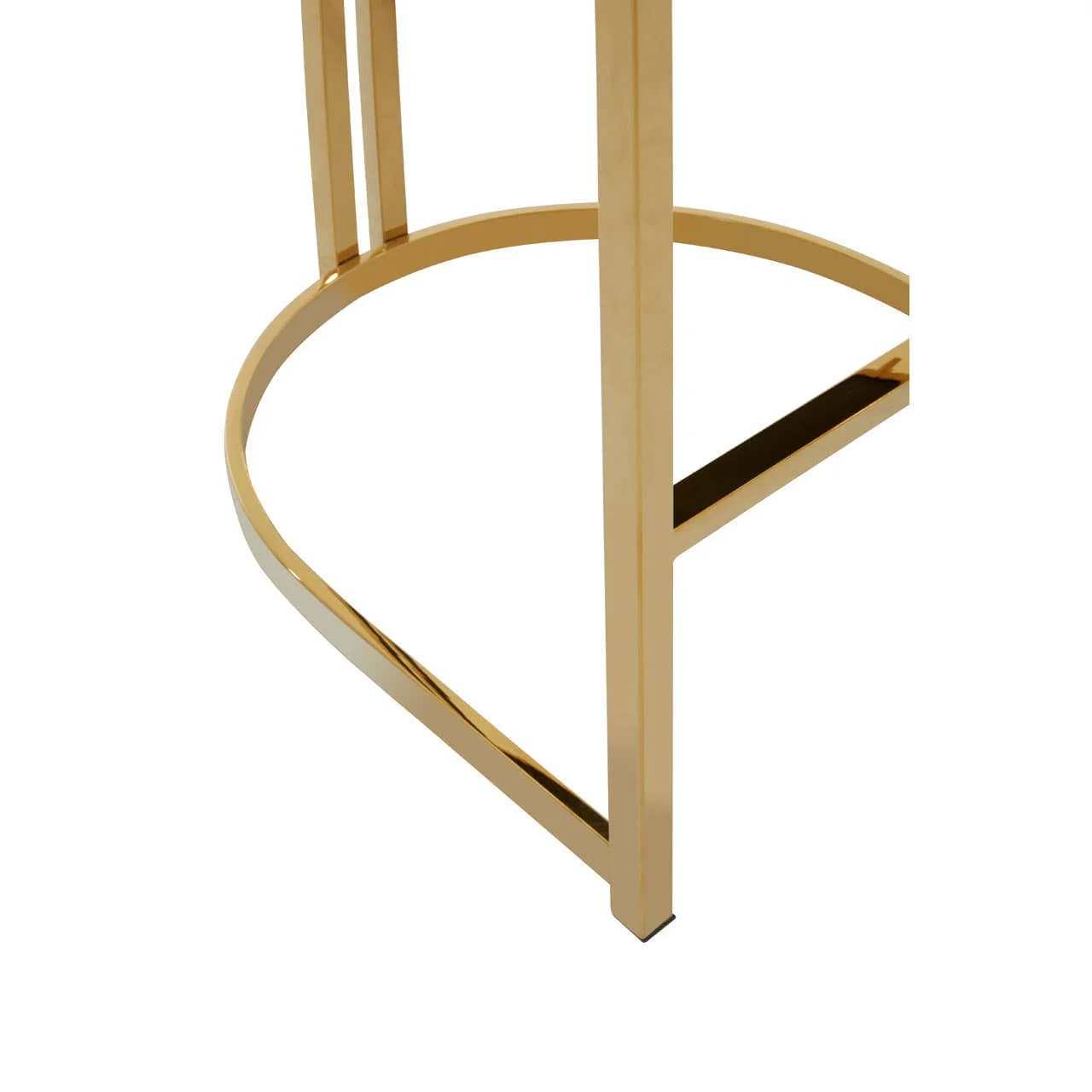 Piermont Black Velvet & Gold Bar Stool - Image 8