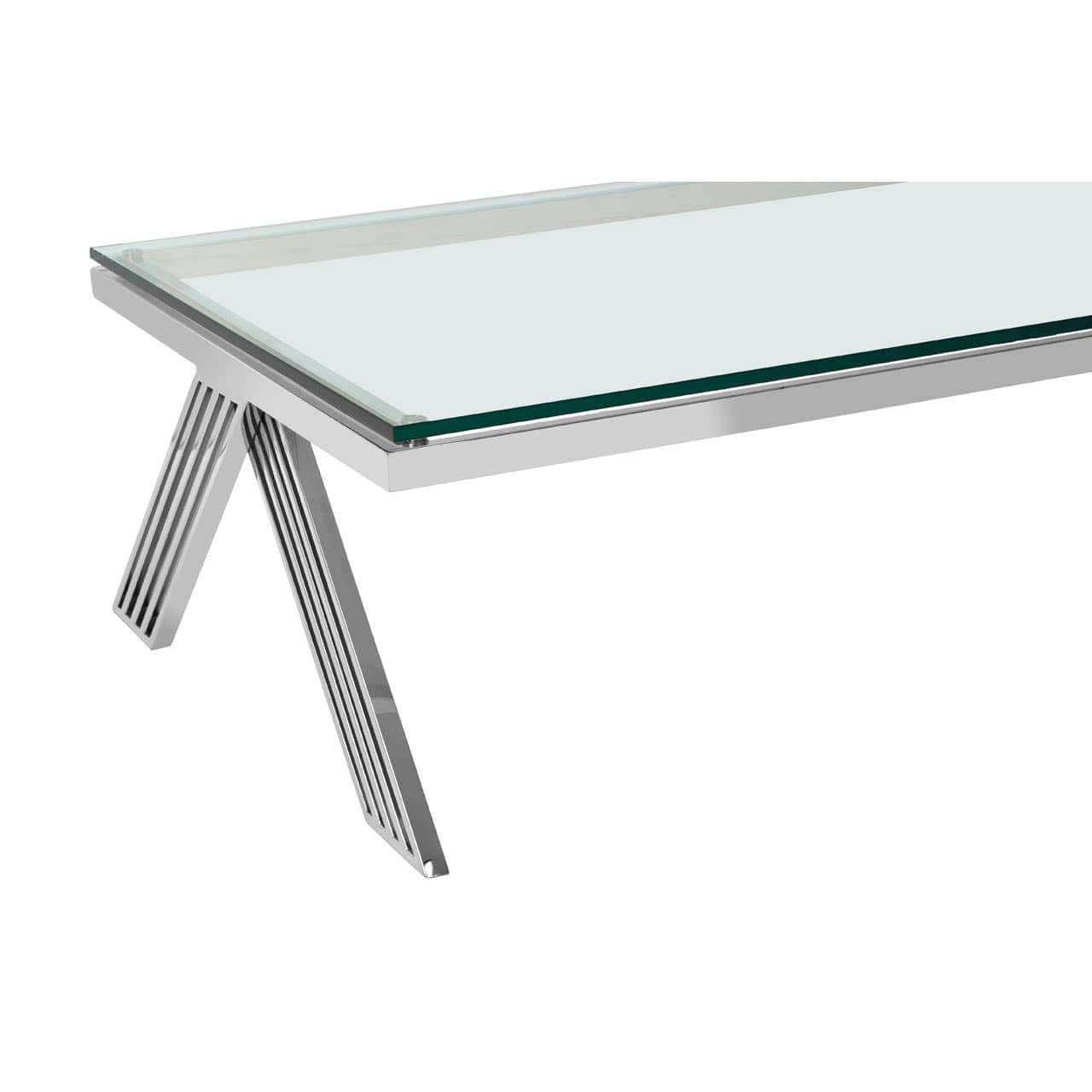 Piermount Clear Glass Coffee Table - Image 4