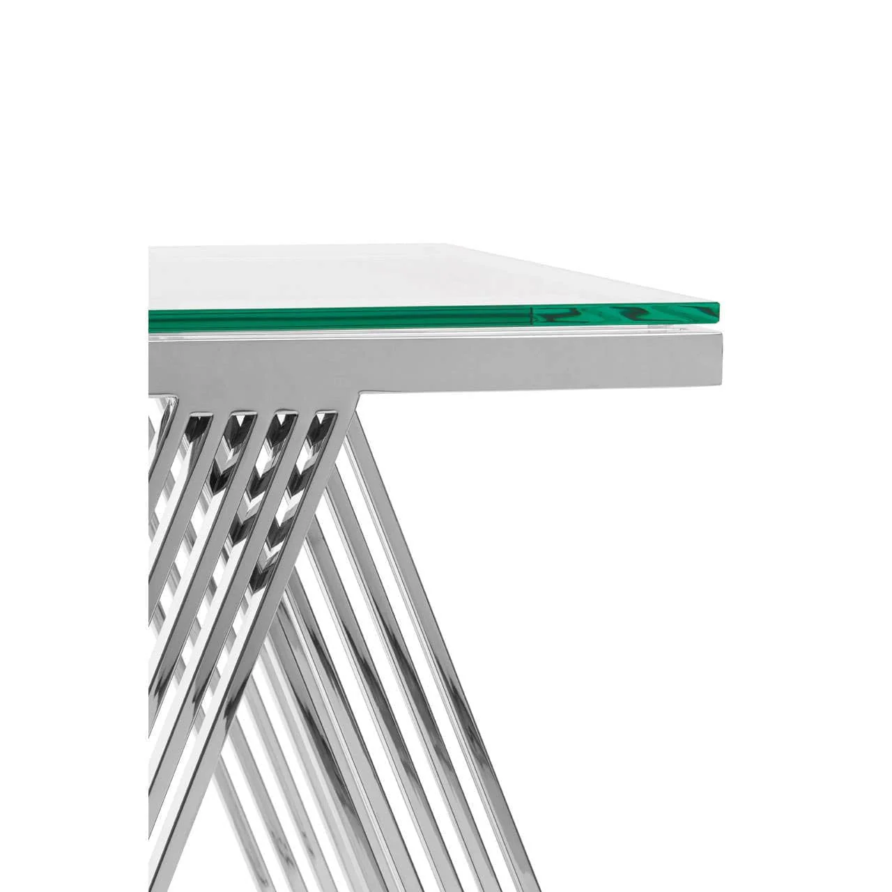 Piermount Clear Glass End Table - Image 8