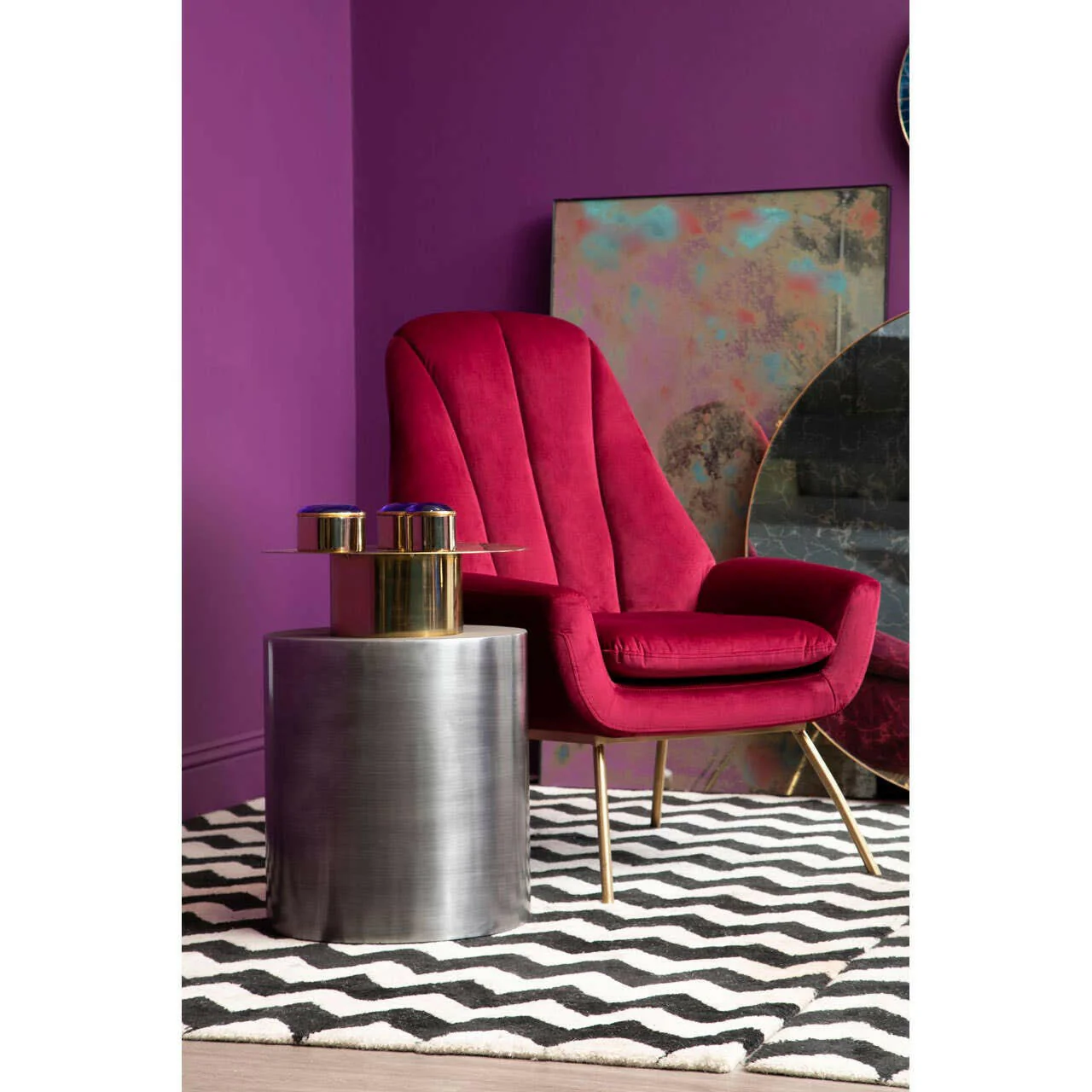 Rabia Accent Table With Straight Base - Image 6