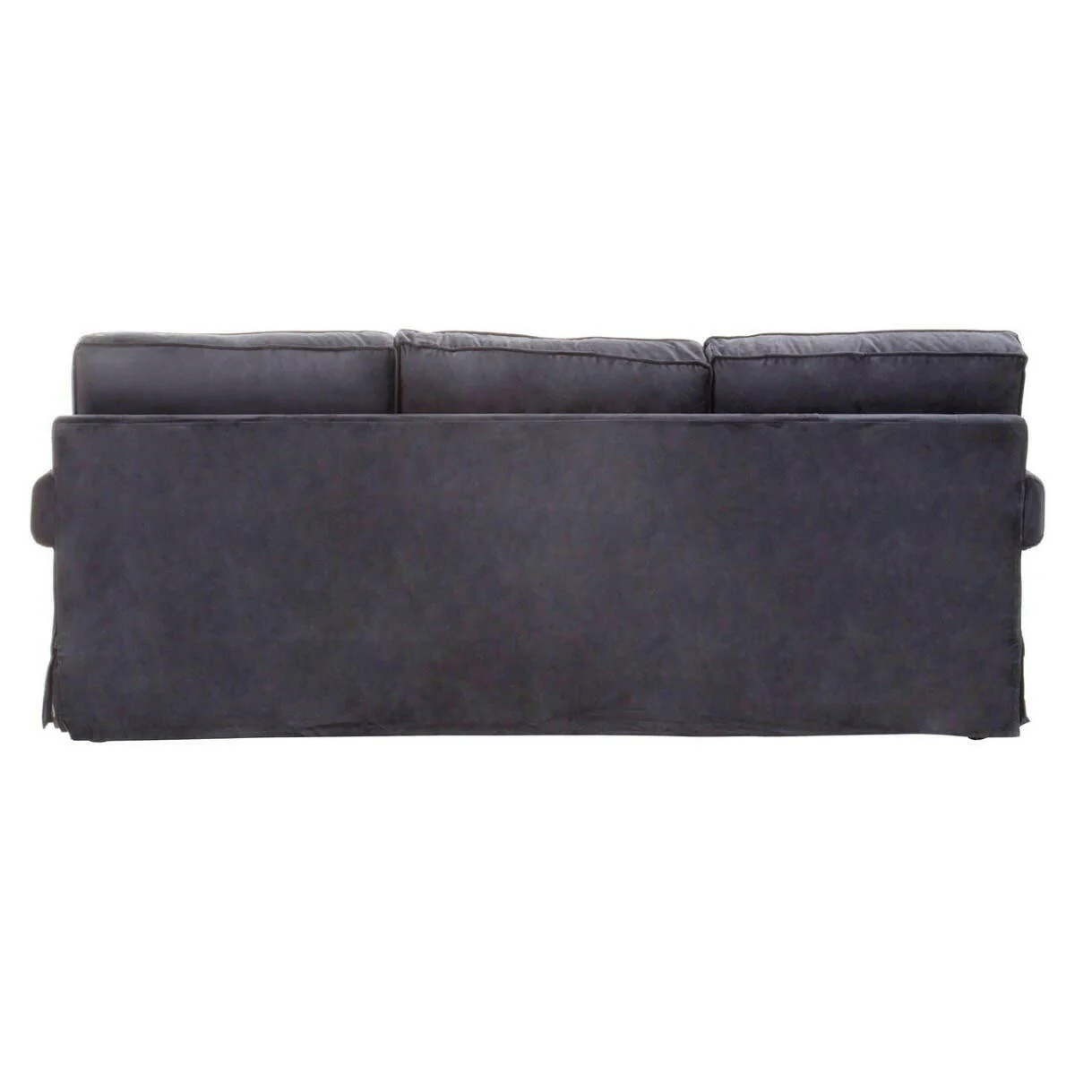 Ralph Three Seat Black Velvet Sofa - Image 4