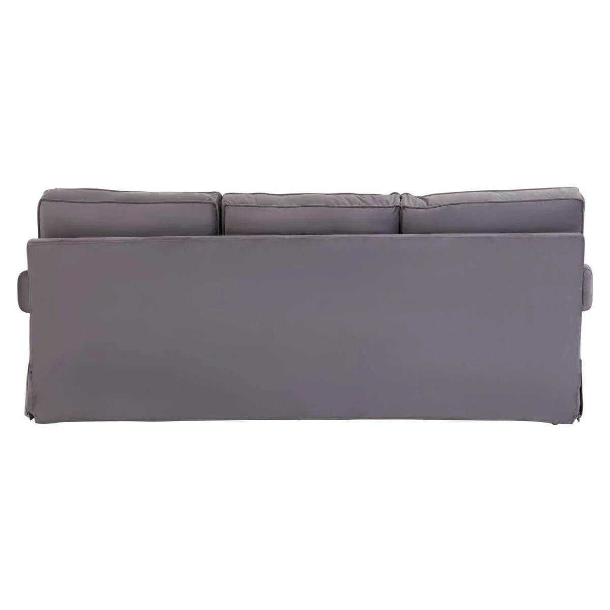 Ralph Three Seat Grey Velvet Sofa - Image 4