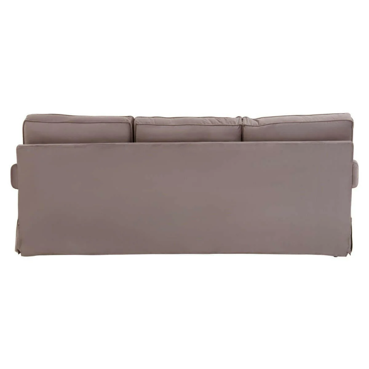 Ralph Three Seat Mink Velvet Sofa - Image 4