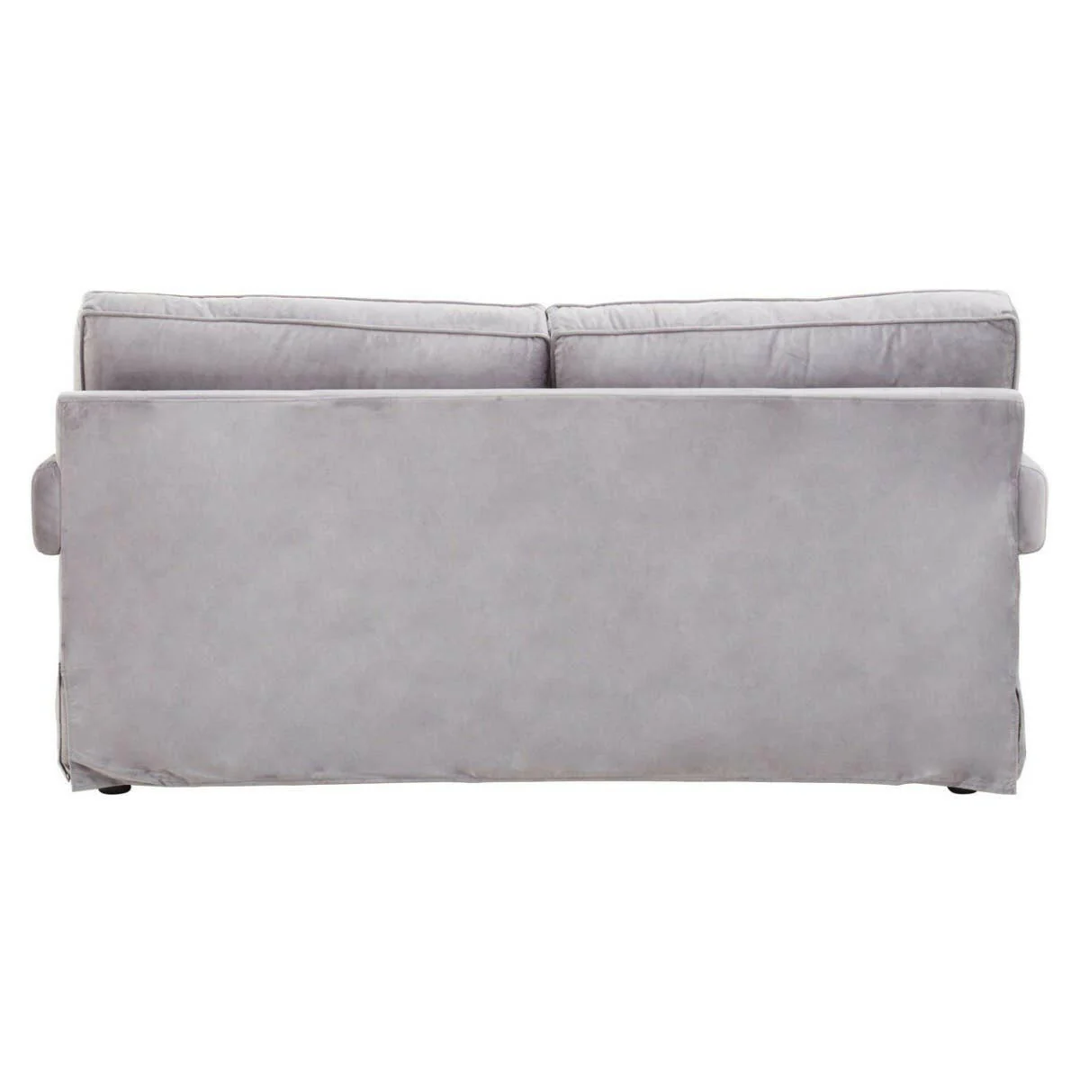 Ralph Two Seat Grey Velvet Sofa - Image 4