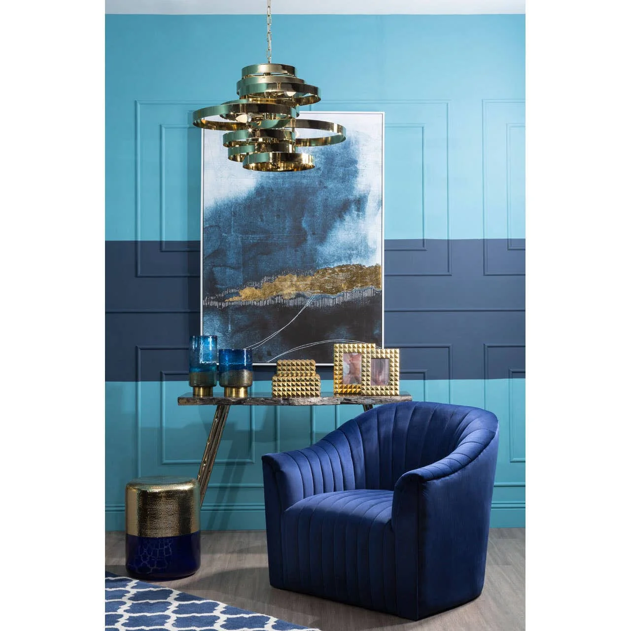 Relic Console Table with Agate Top - Image 7