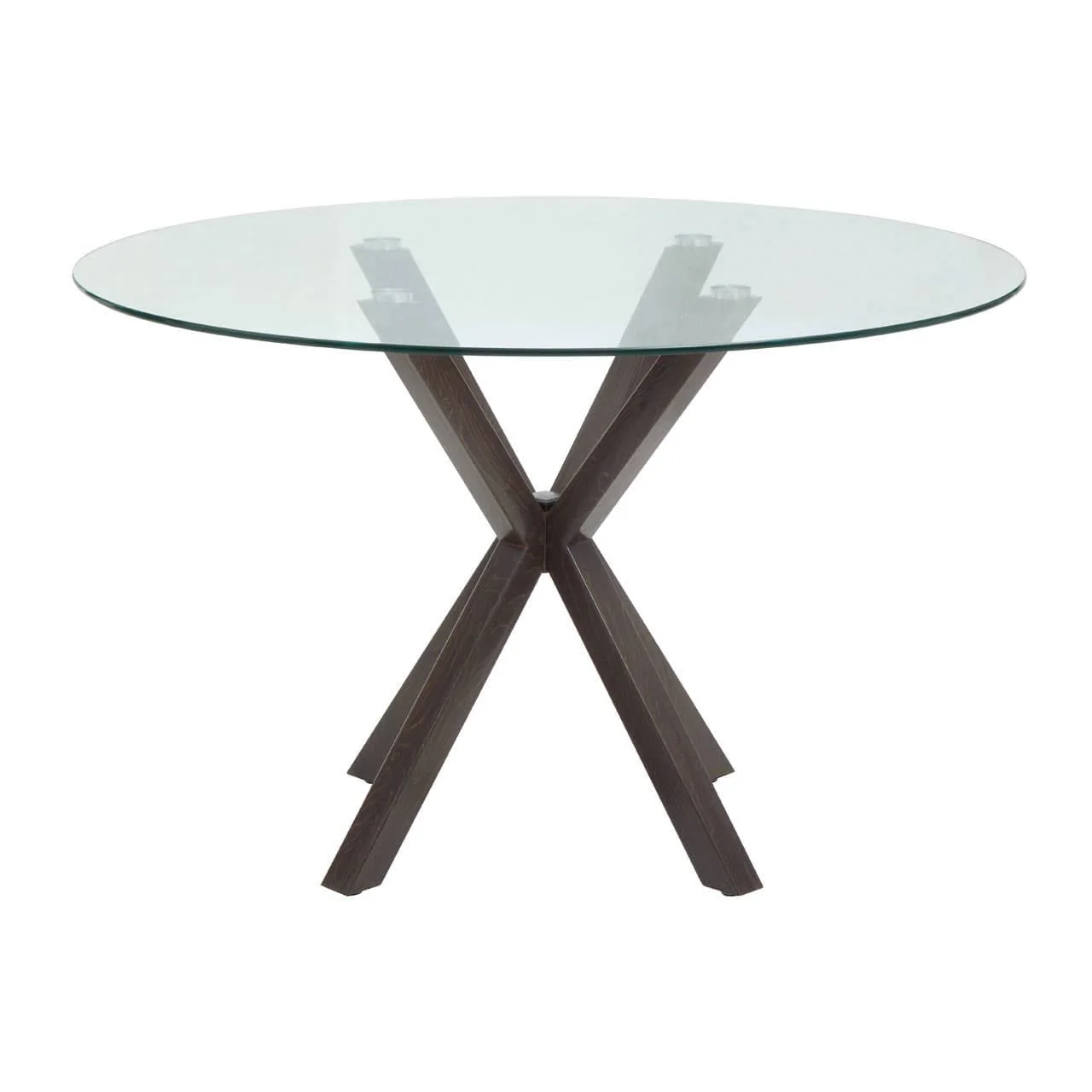 Salford Dining Table With Black Wood Effect Metal Legs - Image 3