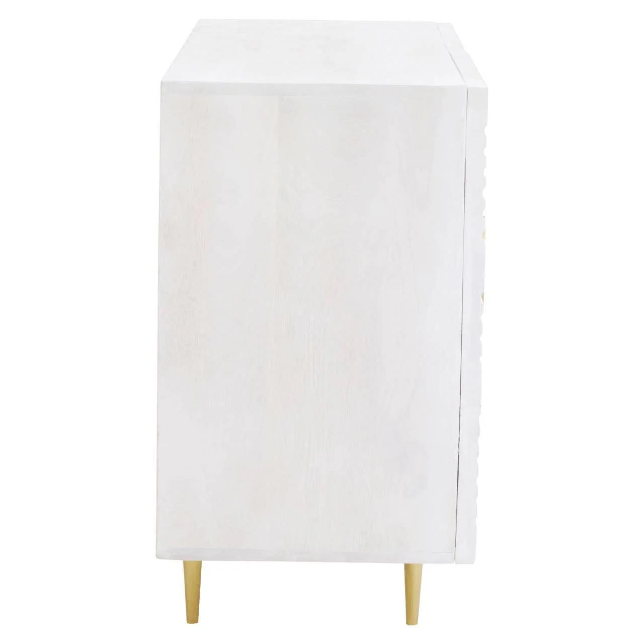 Saras Two Door White and Gold Mango Wood Sideboard - Image 12