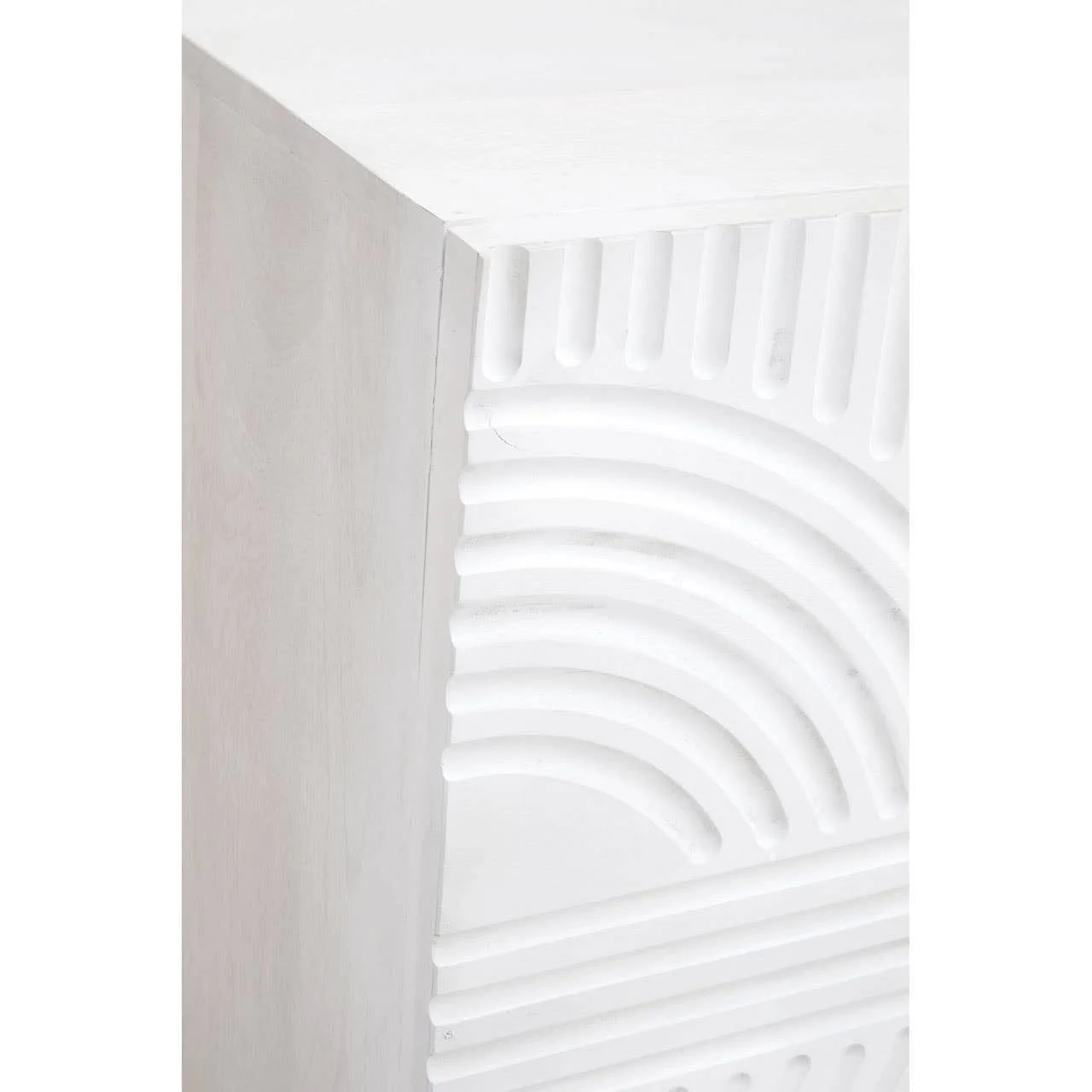 Saras Two Door White and Gold Mango Wood Sideboard - Image 16