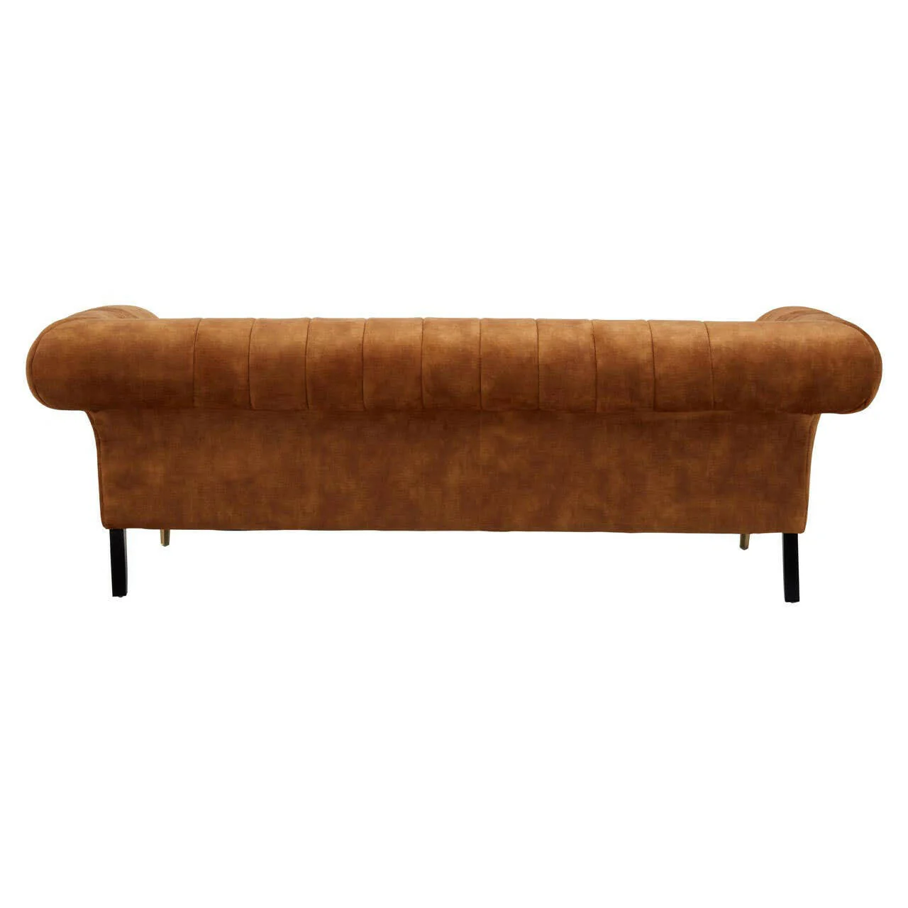 Siena Three Seat Gold Velvet Sofa - Image 4