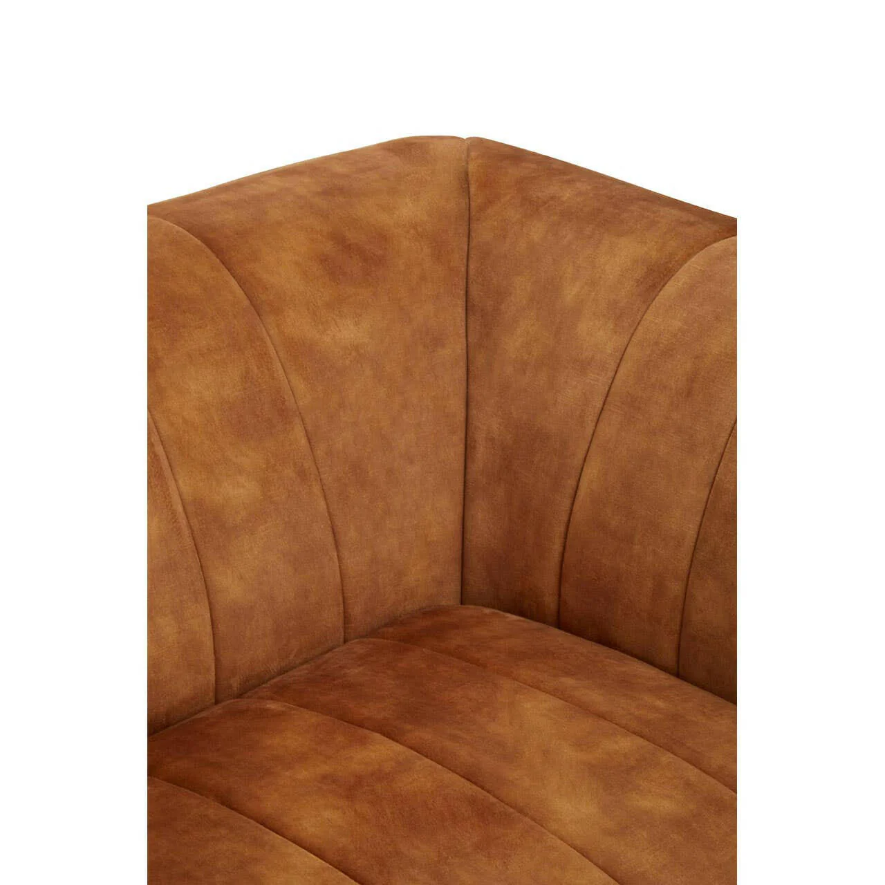 Siena Two Seat Gold Velvet Sofa - Image 8