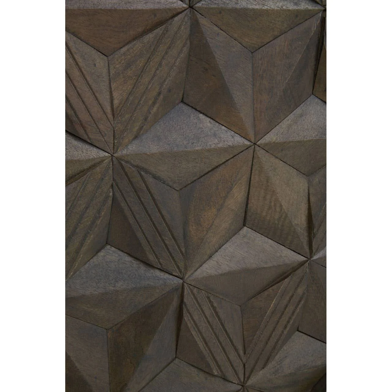 Solana Brown Mango Wood Wall Mirror - Image 6