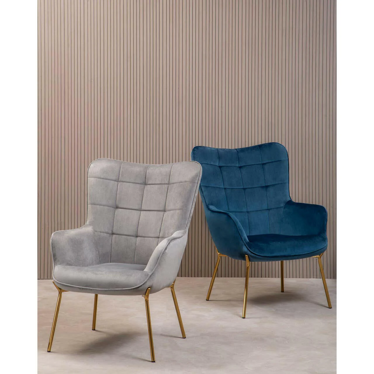 Stockholm Blue Velvet Chair - Image 14
