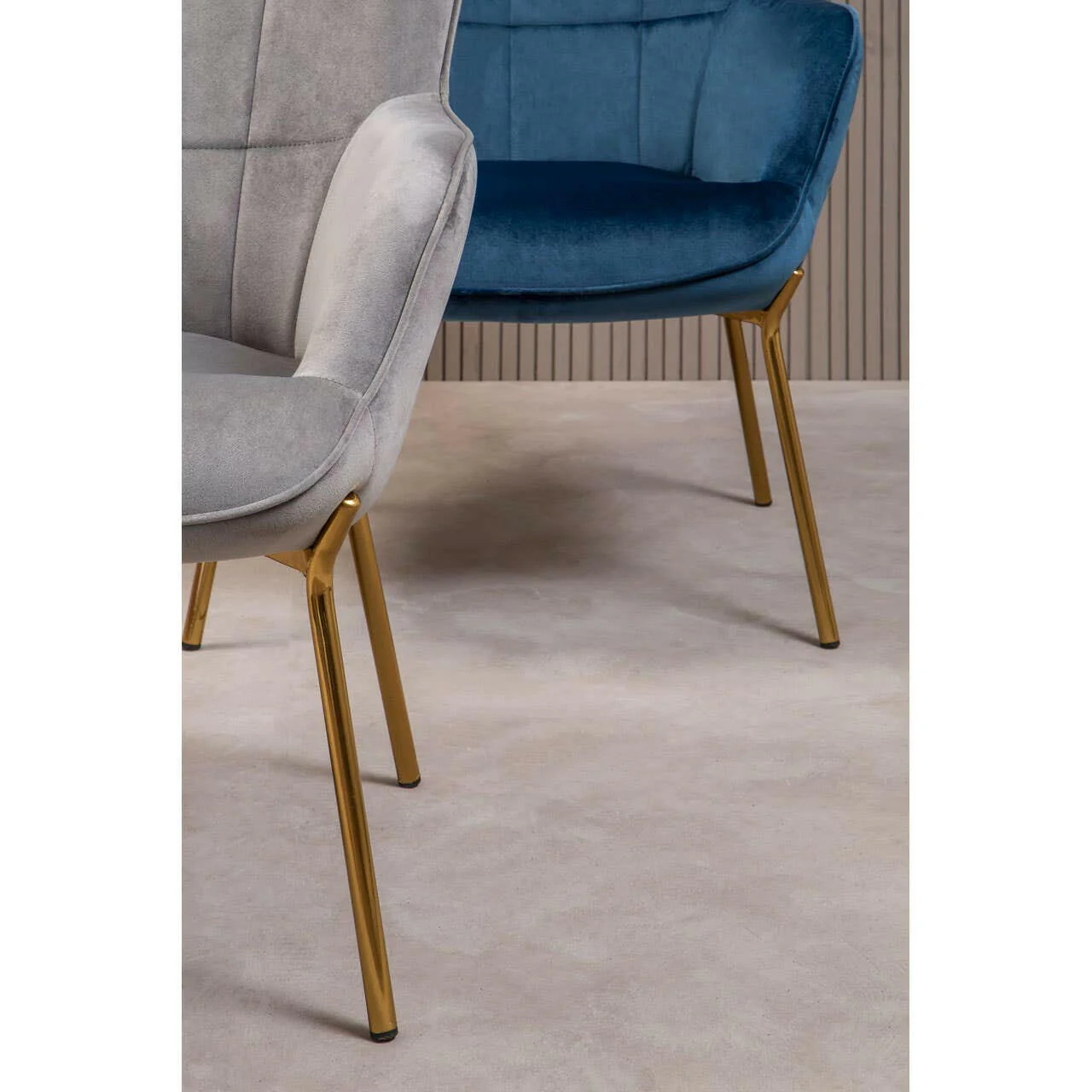 Stockholm Blue Velvet Chair - Image 16