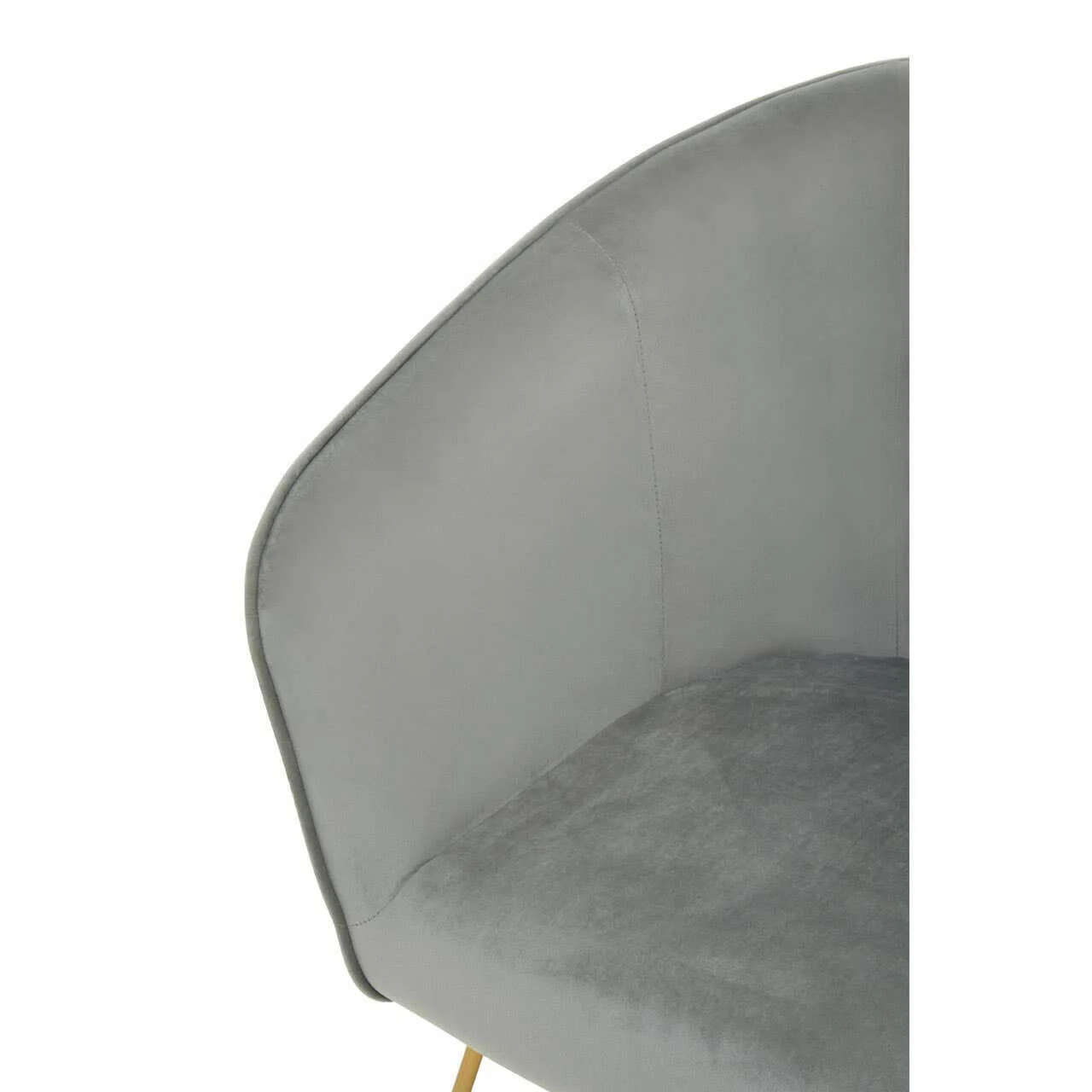 Stockholm Grey Chair With Metal Frame - Image 6