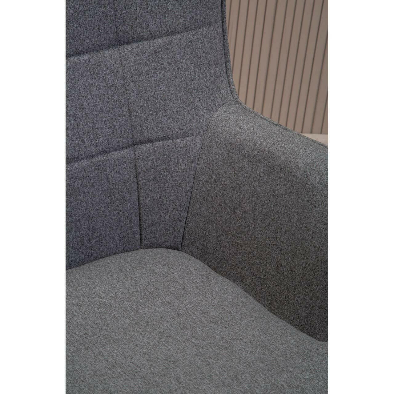 Stockholm Grey Fabric Armchair - Image 14