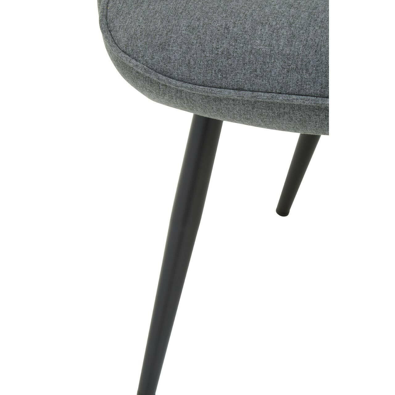 Stockholm Grey Fabric Armchair - Image 8