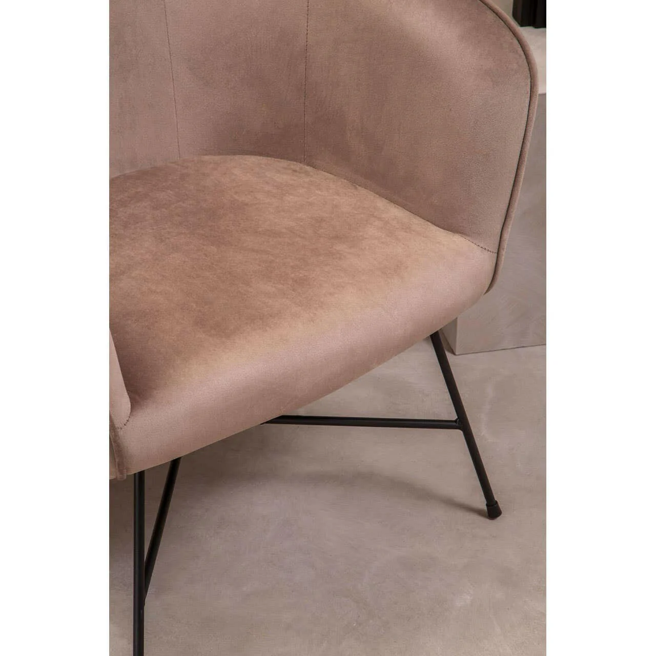 Stockholm Mink Velvet Chair - Image 13