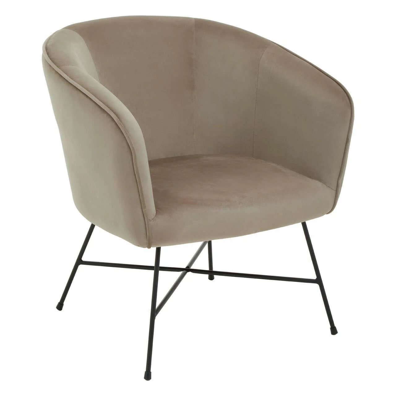 Stockholm Mink Velvet Chair - Image 3