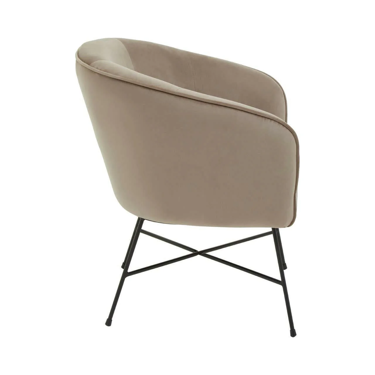 Stockholm Mink Velvet Chair - Image 4