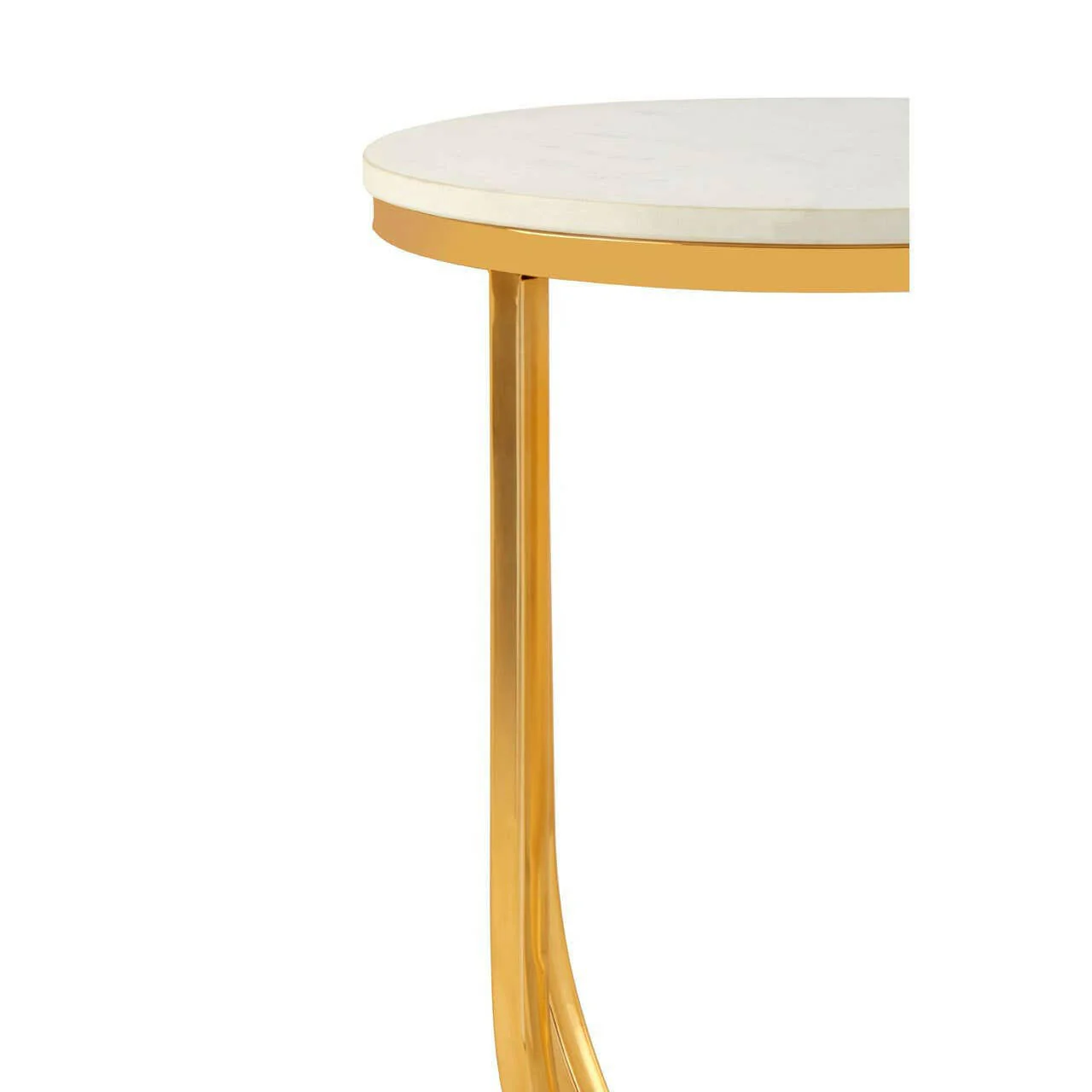 Templar Curved Base Side Table - Image 4