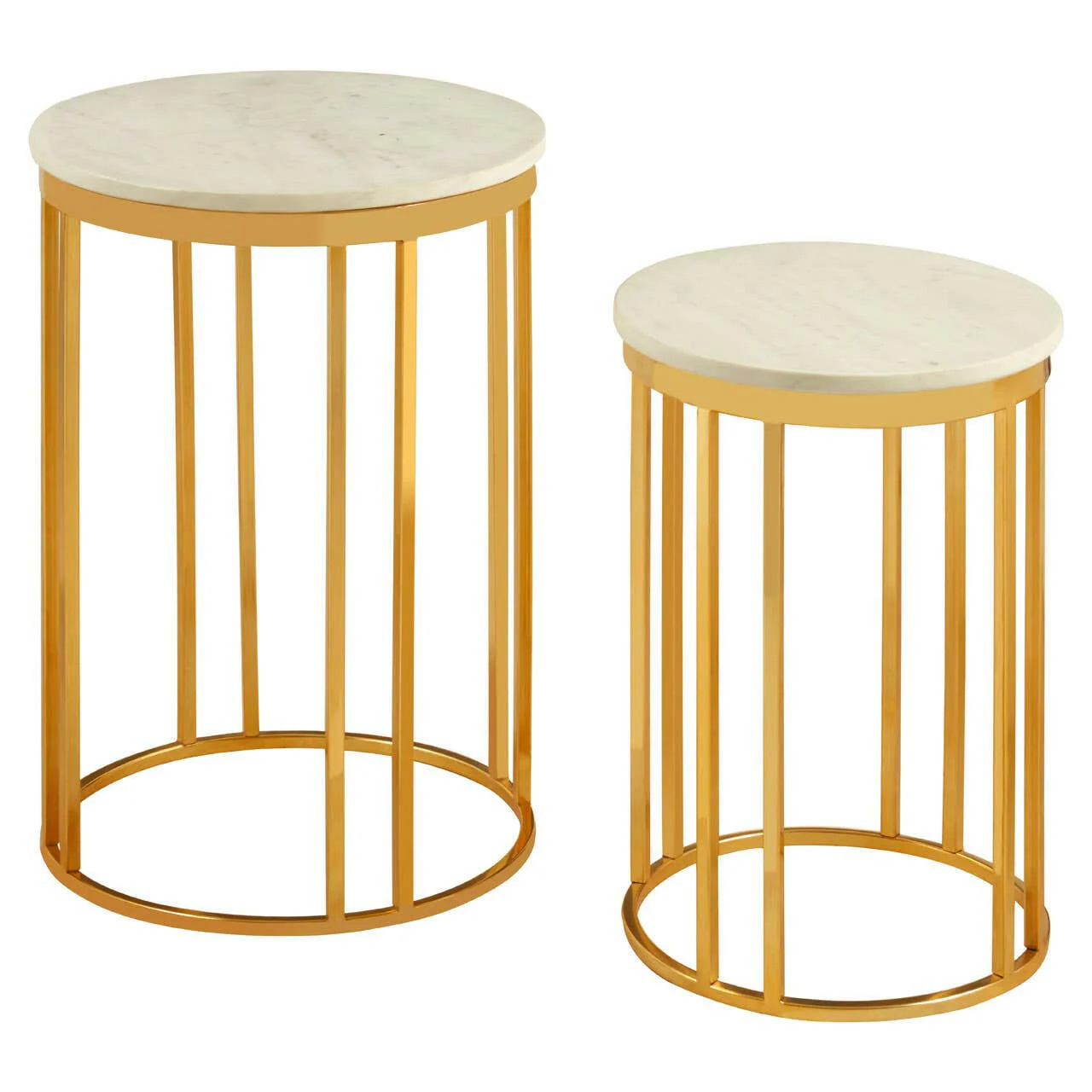 Templar Set Of 2 Linear Design Side Tables - Image 3