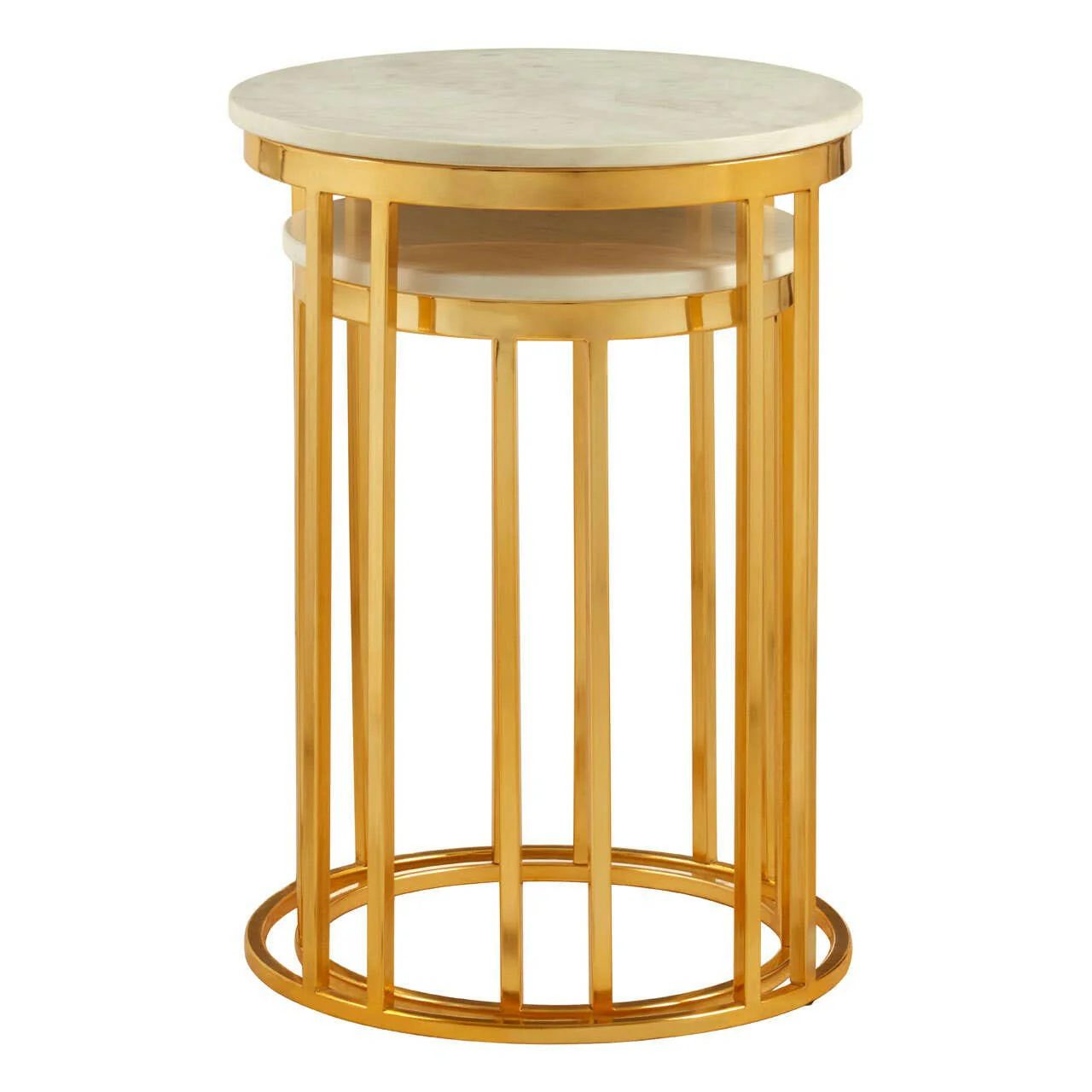 Templar Set Of 2 Linear Design Side Tables - Image 5