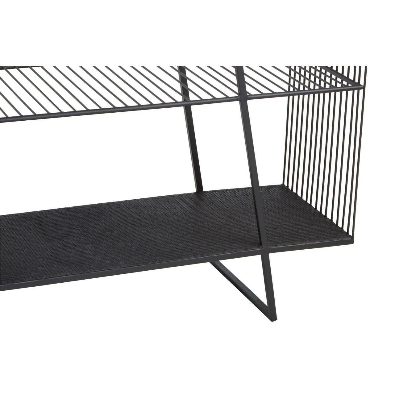 Trento Console Table With Grey Glass Top - Image 8
