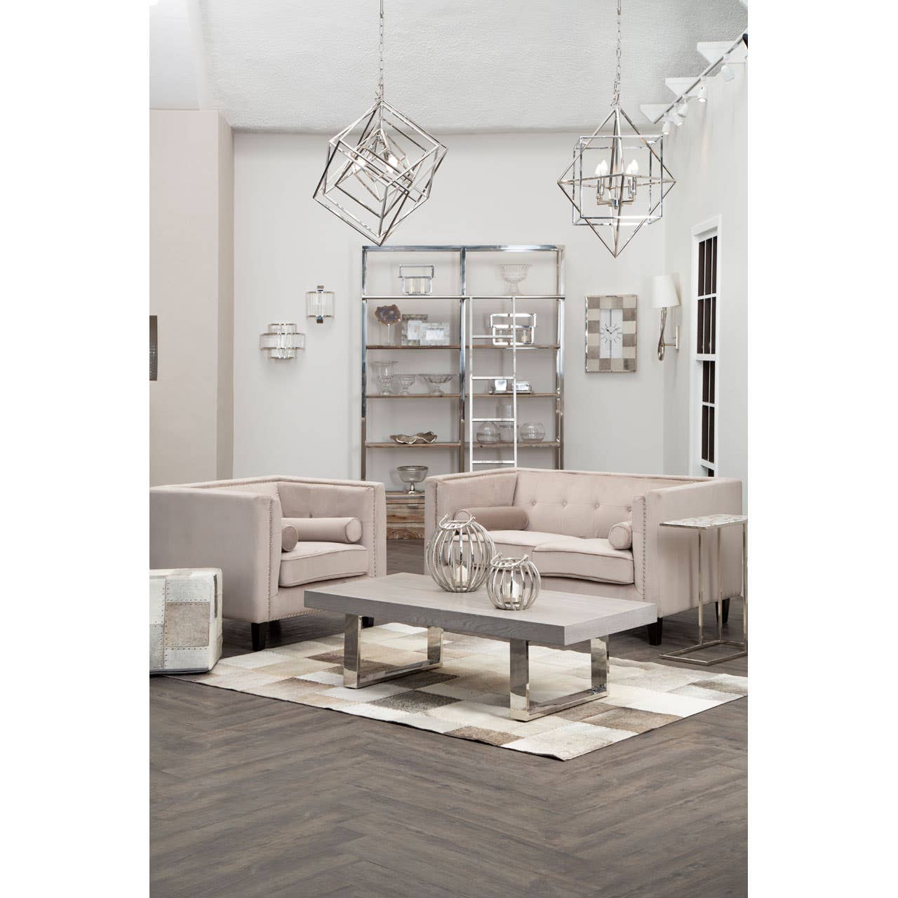 Ulmus Grey Elm Wood Coffee Table - Image 7